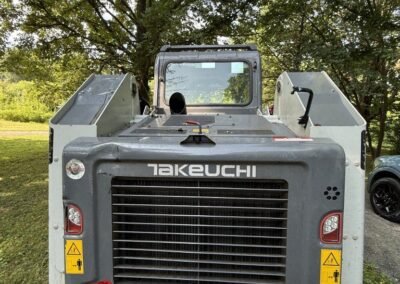 Takeuchi tracked loader on site